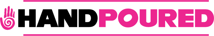 Handpoured website mobile logo