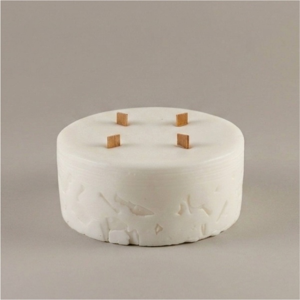 500g wax insert refill for concrete candle